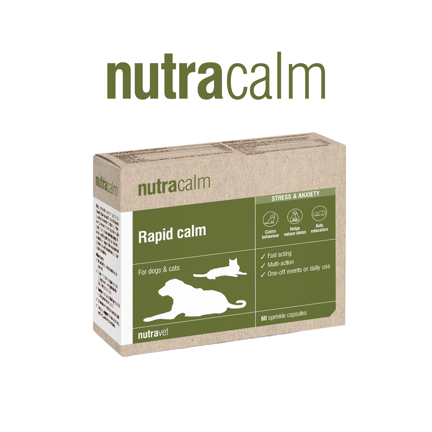 Nutracalm for dogs and cats - 60 capsules