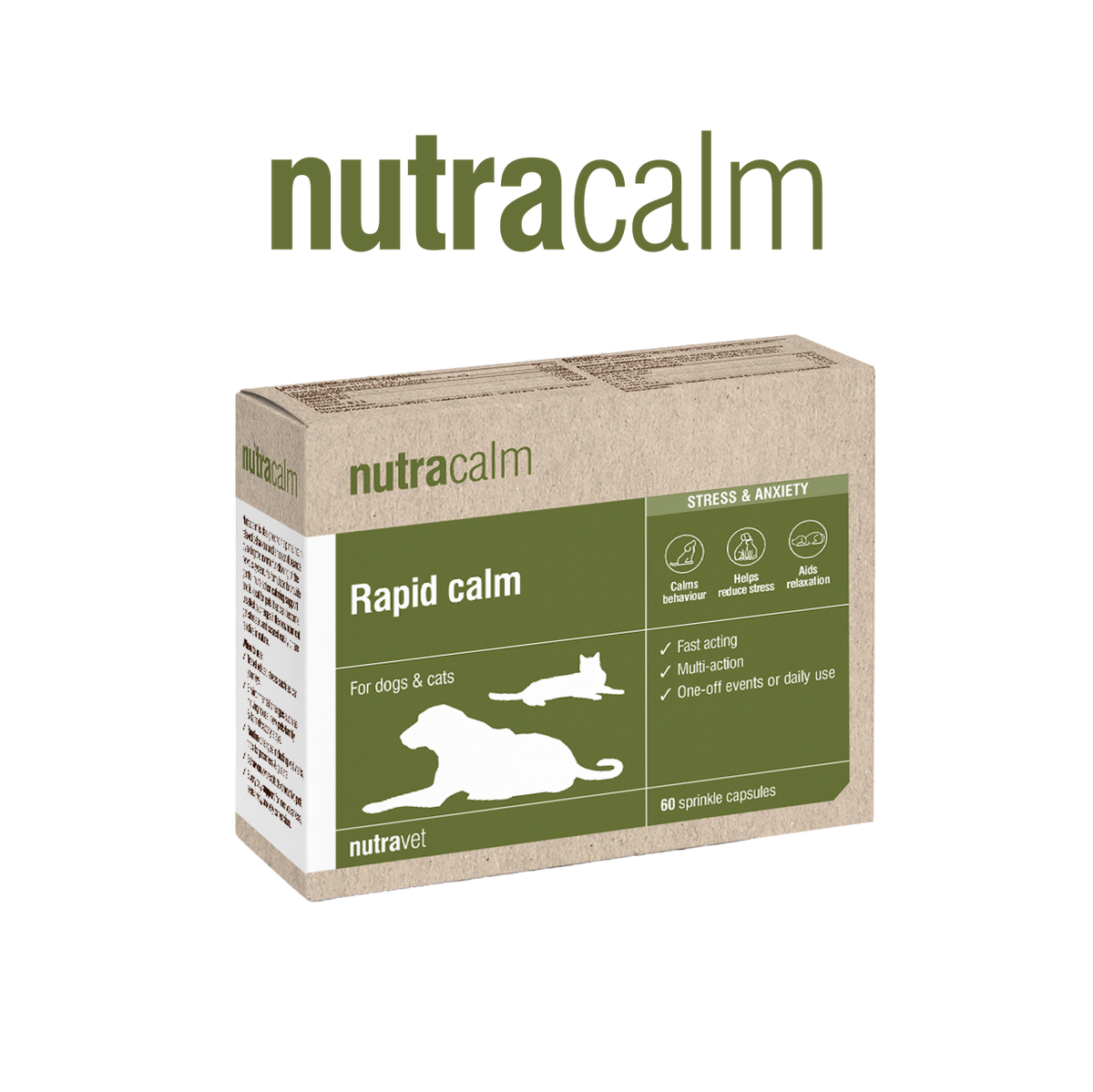 Nutracalm for dogs and cats - 60 capsules